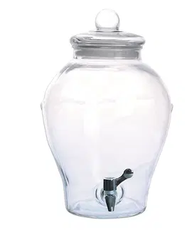 Poháre Orion Fľaša sklo+kohútik APPLE, 6,5 l