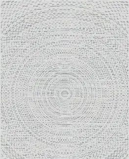 Koberce Koberec Breeze Circles wool/cliff grey 200x290cm