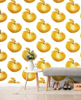 Samolepiace tapety Samolepiaca tapeta zlaté jabĺčka