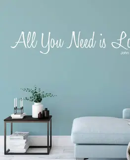 Nálepky na stenu Nálepky - All You Need is Love