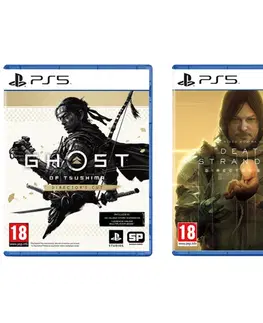 Hry na PS5 Ghost of Tsushima (Director’s Cut) CZ + Death Stranding CZ (Director’s Cut) PS5
