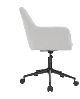 Kancelárske stoličky KONDELA Laira kancelárske kreslo svetlosivá / čierna