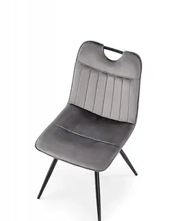 Jedálenské zostavy Jedálenská stolička K521 Halmar Sivá