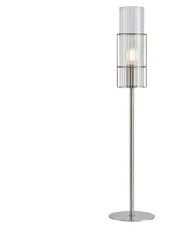 Lampy Markslöjd Markslöjd 108558 - Stolná lampa TUBO 1xE14/40W/230V 65 cm lesklý chróm/číra 