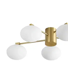 Svietidlá Ideal Lux Ideal Lux - LED Prisadený luster HERMES 5xG9/3W/230V zlatá 