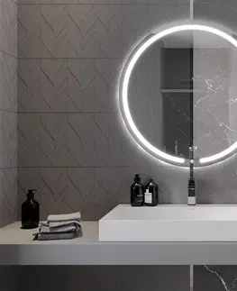 Kúpeľňa MEXEN - Rose zrkadlo s osvetlením, 90 cm, LED 600 9810-090-090-611-00