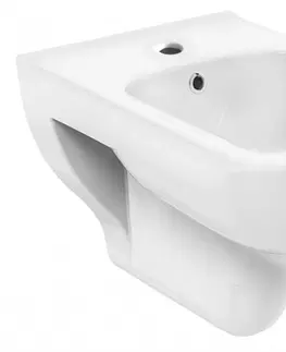 Kúpeľňa SAPHO - BENE bidet závesný 35,5x50 cm, biela BN510
