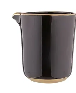 Príslušenstvo pre prípravu čaju a kávy Altom Porcelánová mliekov Palazzo milk 250 ml, čierna