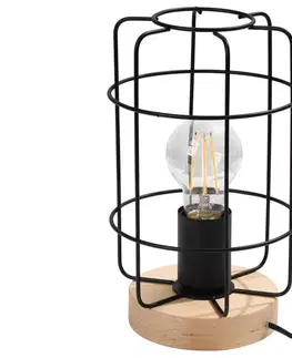 Lampy   SL.1265 - Stolná lampa GOTTO 1xE27/15W/230V čierna 