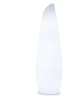 Vonkajšie osvetlenie terasy Newgarden Stojacia lampa Newgarden Fredo LED, dobíjateľná batéria, výška 140 cm