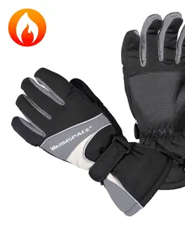 Zimné rukavice Univerzálne vyhrievané rukavice W-TEC Boubin ružová - M