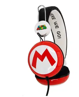 Slúchadlá OTL Technologies detské káblové slúchadlá Super Mário ikonka