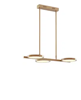 Zavesne lampy Moderné závesné svietidlo zlaté vrátane LED 3-stupňové stmievateľné 3-svetlo - Vivé