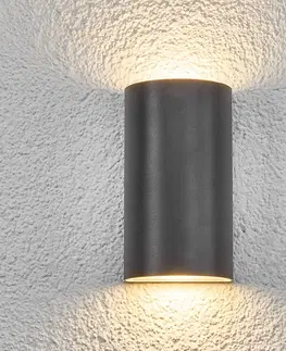 Vonkajšie nástenné svietidlá Lindby Vonkajšie nástenné LED svietidlo Weerd