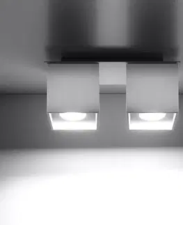 Lampy do obývačky Stropná Lampa Dallas 2 WHITE A-065