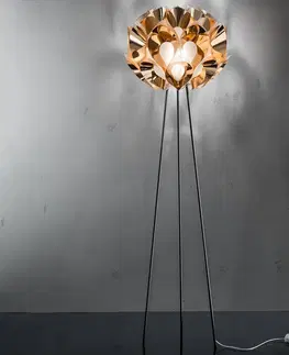 Stojacie lampy Slamp Slamp Flora – dizajnérska stojaca lampa, medená