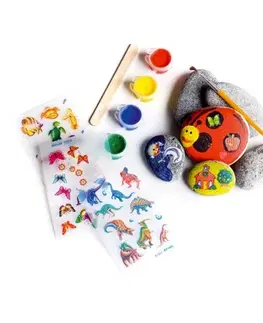 Drevené hračky SMT Creatoys Maľovanie na kamene, 21,5 x 26 x 4 cm