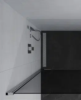 Sprchovacie kúty MEXEN/S - PRETORIA sprchovací kút 70x90, grafit, chróm 852-070-090-01-40