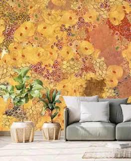 Tapety s imitáciou malieb Tapeta abstrakcia v štýle G. Klimta