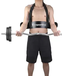 Ostatné fitness náradie Závesný pás na posilňovanie bicepsov inSPORTline Bicipi čierna