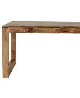 Písacie a pracovné stoly Písací stôl Hina 130x76x70 z mangového dreva