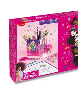 Kreatívne a výtvarné hračky MAPED - Multiproduktová súprava Barbie, 35 ks