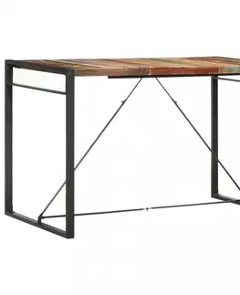 Barové stoličky Barový stôl hnedá / čierna Dekorhome 60x60x110 cm