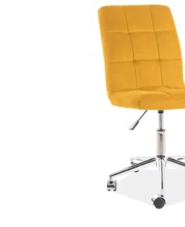Kancelárske stoličky K-020 kancelárska stolička, oranžová