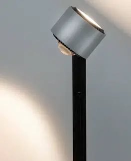 Stojacie lampy Paulmann Paulmann Aldan LED lampa na čítanie, čierna/hliník