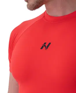 Pánske tričká Pánske funkčné tričko Nebbia 324 Red - XXL