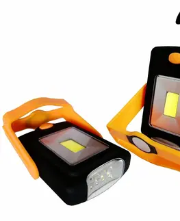 Svetlá a baterky Konnoc LED pogumované svietidlo s otočným stojančekom 3 W