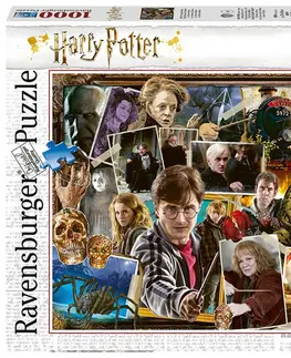 Hračky puzzle RAVENSBURGER - Harry Potter Voldemort 1000 dielikov