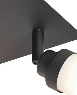 Bodove svetla Moderná kúpeľňová bodová čierna 4-svetlá IP44 - Japie