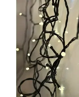 Vianočné dekorácie Solight Vianočná reťaz 100 LED teplá biela, 10 m
