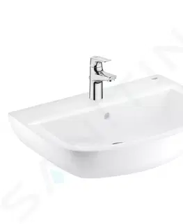 Kúpeľňa GROHE - Bau Ceramic Súprava umývadla a pákovej batérie s výpusťou, alpská biela/chróm 39472000