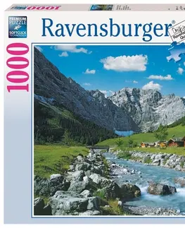 Hračky puzzle RAVENSBURGER - Rakúske hory 1000 dielikov