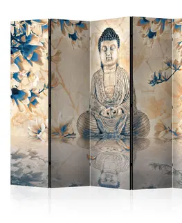 Paravány Paraván Buddha of Prosperity Dekorhome 225x172 cm (5-dielny)