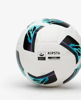 futbal Futbalová lopta Hybride Club Ball Light veľkosť 4 biela