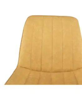 Stoličky Stolička, žltá/čierna, HAZAL