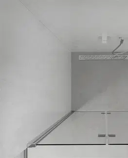 Sprchovacie kúty MEXEN - Lima sprchové dvere zalamovacie 65, transparent, chróm sa stenovým profilom 856-065-000-01-00
