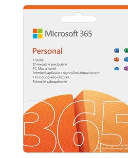 Samolepky na notebooky Microsoft 365 Personal - 12 mesiacov