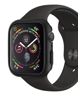 Príslušenstvo k wearables Spigen Thin Fit ochranný kryt pre Apple Watch 6/SE/5/4 44 mm, čierny