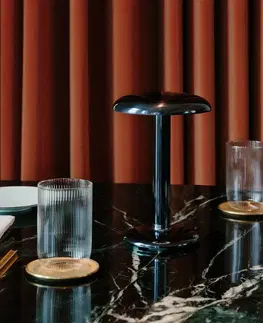 Vonkajšie dekoratívne svietidlá FLOS FLOS Gustave LED lampa, batéria 927 antracitová