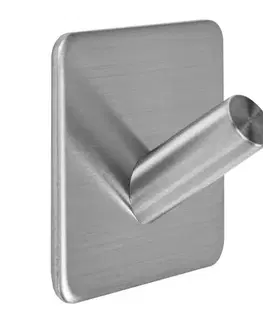 Kúpeľňový nábytok Fala Nalepovací jednoduchý uhlový háčik 3M Steely, 4,5 x 4,5 x 3 cm