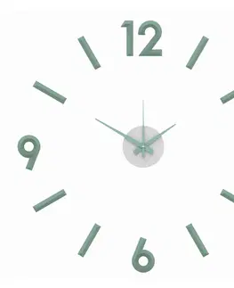 Hodiny Nalepovacie nástenné hodiny, MPM 3771.40, zelené mint, 60cm