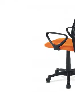 Kancelárske stoličky Kancelárska stolička KA-B047 Autronic Oranžová