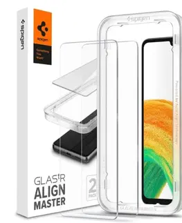 Puzdrá na mobilné telefóny Tvrdené sklo Spigen pre Samsung Galaxy A33 5G, 2 kusy AGL04296