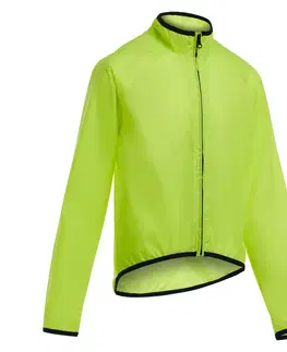 bundy a vesty Detská cyklistická bunda do dažďa 100 OOP