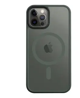 Puzdrá na mobilné telefóny Zadný kryt Tactical MagForce Hyperstealth pre Apple iPhone 12/12 Pro, zelená 57983113570