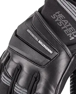 Zimné rukavice Vyhrievané rukavice W-TEC HEATston čierno-šedá - M